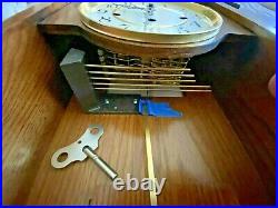 Rare -new-howard-miller #613-226 Westminster Chime, Key Wind, Wall Clock -new