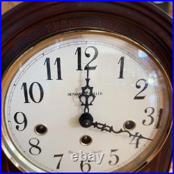 RareHoward Miller Barrister Westminster Chime Mahogany Clock Kieninger Movement