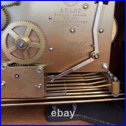 RareHoward Miller Barrister Westminster Chime Mahogany Clock Kieninger Movement
