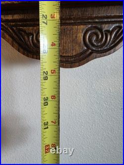 Rear Vtg. Sligh Westminster Triple Chime Wall Clock 0777-1-AB Hermle Movem. 3114