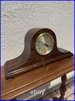 Restored 1928 Seth Thomas No. 91 Westminster Chime Antique Clock, Key Wind 8 Day
