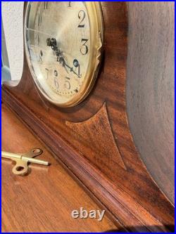 Restored 1928 Seth Thomas No. 91 Westminster Chime Antique Clock, Key Wind 8 Day Restored 1928 Seth Thomas No. 91 Westminster Chime Antique Clock, Key Wind 8 Day