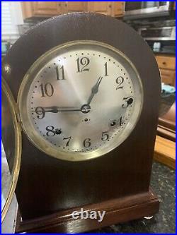 Restored Antique 1920 Seth Thomas Chime Clock No. 11 Westminster Sonora Design