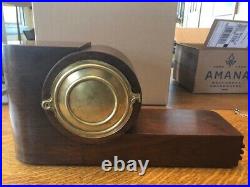 Restored Antique Art Deco New Haven Westminster Chime Mantle Clock