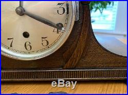 Restored Antique Pre WWI 1928 Chiming German Foreign Westminster Mantel Clock