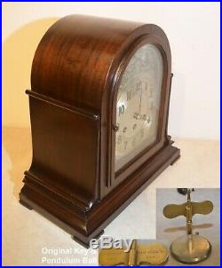 Restored Herschede Model 10-1920 Canterbury&westminster Chimes Antique Clock