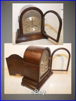 Restored Herschede Model 10-1920 Canterbury&westminster Chimes Antique Clock