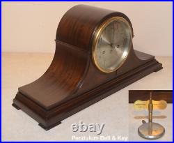 Restored Herschede Model 20 1919 Antique Westminster Chime Clock In Mahogany
