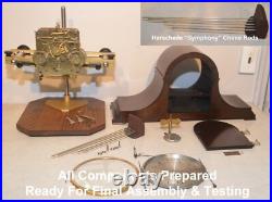 Restored Herschede Model 20 1919 Antique Westminster Chime Clock In Mahogany