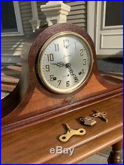 Restored Pre WWII 1932 Sessions Westminster B Chime Mantel Clock Year Warranty