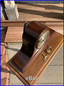 Restored Pre WWII 1932 Sessions Westminster B Chime Mantel Clock Year Warranty