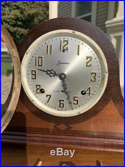 Restored Pre WWII 1932 Sessions Westminster B Chime Mantel Clock Year Warranty