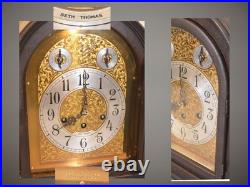 Restored Seth Thomas Grand Antique Chime Clock No. 73-1921 In Mahogany