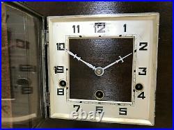 Restored Vintage WESTMINSTER Chime Mantel Clock #1564