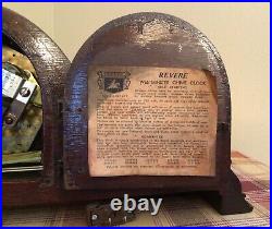 Revere Clock Westminster Chime Telechron Motored Model M16 Type B3 Vintage