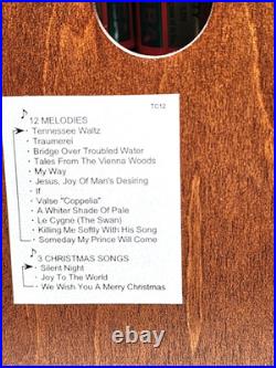 Rhythm Clocks Versaillies II Wooden Musical Mantle Clock Versaillies II