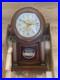 Rhythm Mantel Clock Brown CRJ722UR06 13H x 7.7W 4 lbs Inc. Christmas Chimes