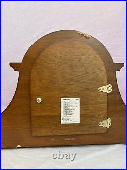 Rhythm Remington Wooden Musical Mantel Clock Westminster Chime partially tested