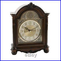 Rhythm Solid Wood Mantel Clock Westminster Chime /melodies/xmas Song