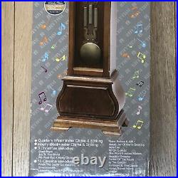 Rhythm WSM Hamilton II Grandfather Mantle Clock Westminster Chime CRH215UR06