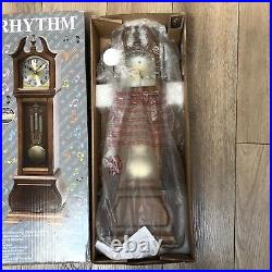 Rhythm WSM Hamilton II Grandfather Mantle Clock Westminster Chime CRH215UR06