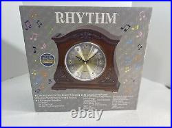 Rhythm Wooden Musical Mantel Clock Versailles II Westminster Strike CRH214UR06