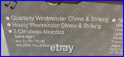 Rhythm Wooden Musical Mantel Clock Versailles II Westminster Strike CRH214UR06