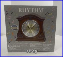 Rhythm Wooden Musical Mantel Clock Versailles II Westminster Strike CRH214UR06