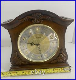 Rhythm Wooden Musical Mantel Clock Versailles II Westminster Strike CRH214UR06