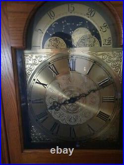 Ridgeway Curio Grandfather Clock Model VINTAGE EXC COND WITH Hermle movement