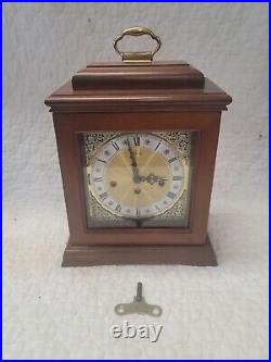 Ridgeway Franz Hermle Westminster Chime 2 Jewel Mantle Clock Bracket Key Works