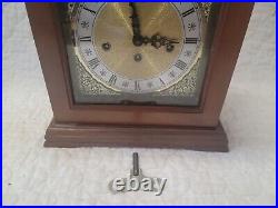 Ridgeway Franz Hermle Westminster Chime 2 Jewel Mantle Clock Bracket Key Works