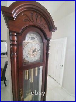 Ridgeway Grandfather Clock Runs Great Beautiful Westminster Chimes