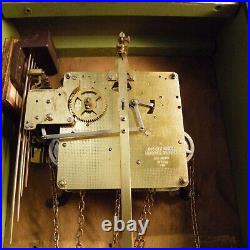 Ridgeway Grandfather Wall Clock Or Large Wag On The Wall Clock Westminster Chime