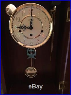 Ridgeway Keywound Grandfather Wall Clock incl Manual & 2 Keys Westminster Chimes