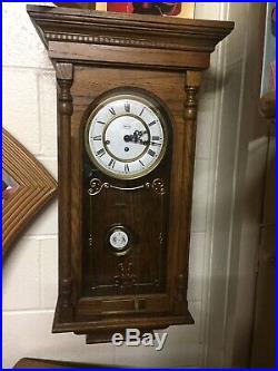 Ridgeway Oak Westminster Chimes Wall Clock