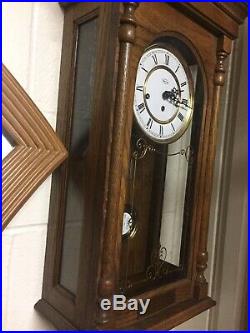 Ridgeway Oak Westminster Chimes Wall Clock