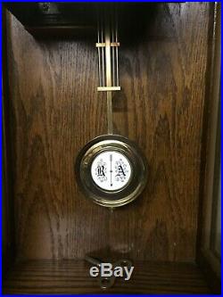 Ridgeway Oak Westminster Chimes Wall Clock