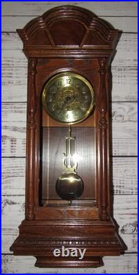Ridgeway Triple Chime/Three Melody Quarter Hour Chime Wall 8-Day Great Quality