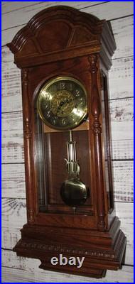 Ridgeway Triple Chime/Three Melody Quarter Hour Chime Wall 8-Day Great Quality