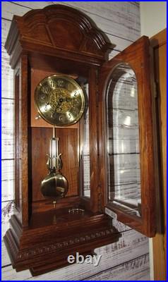 Ridgeway Triple Chime/Three Melody Quarter Hour Chime Wall 8-Day Great Quality