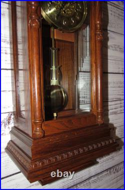 Ridgeway Triple Chime/Three Melody Quarter Hour Chime Wall 8-Day Great Quality