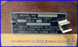 SEH Thomas Mantel Chime Clock Westminster Tambour Style