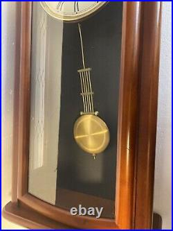 SEIKO Mahogany Wall Clock with Pendulum and Digital westminster chime