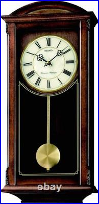 SEIKO QXH030B Westminster/Whittington Dual Chime Wall Clock with Pendulam