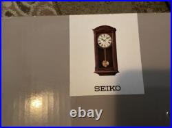 SEIKO QXH030B Westminster/Whittington Dual Chime Wall Clock with Pendulam