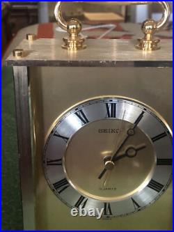 SEIKO Westminster Whittington Mantel Vintage Chime Clock, Made in Japan