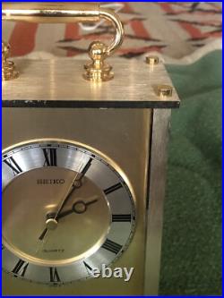 SEIKO Westminster Whittington Mantel Vintage Chime Clock, Made in Japan