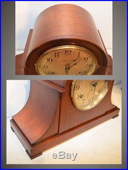 SETH THOMAS GRAND 4 BELL SONORA CHIME NO. 57 1914 ANTIQUE WESTMINSTER CLOCK