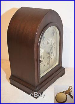Seth Thomas Grand Westminster Chime #72-1921 Antique Chime Clock In Mahogany